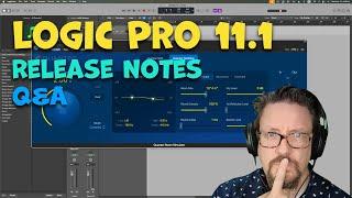 Logic Pro 11.1 Released!!! | Livestream and Q&A