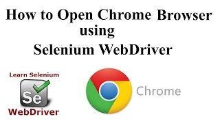 Selenium Tutorial for Beginners || How to run Selenium WebDriver test cases in Chrome?