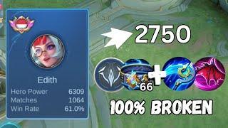BUILD EDITH ABNORMAL TRUE DAMAGE !!! USE IT BEFORE NERF BY MONTOON ️️