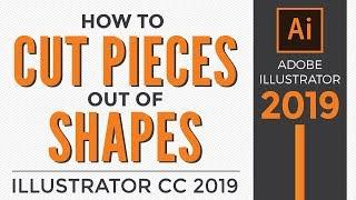 How to Cut Pieces out of Shapes in Adobe Illustrator