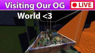 Revisiting the original AzzaFortysix MineCraft World LIVE | AzzaPlays Minecraft