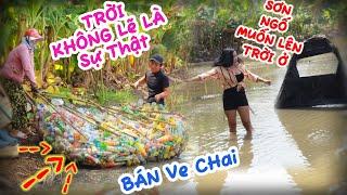 Troll Tới Gáo Sơn Ngố Muốn Lên Trời Ở Rồi | Chơi Khăm bè làm bằng chai nước ngọt | Sơn Ngố Hiếu Ế