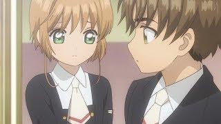 Sakura attacks Akiho and Syaoran, it was super effective! (Cardcaptor Sakura Clear Card)