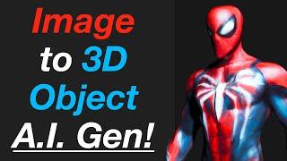 Free Image to 3D Model A.I. Generator!