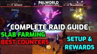 Palworld: Complete Raid Guide | Slab Farming | Best Pals & Skills | Tactics & Tips