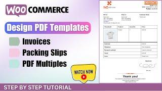 WooCommerce PDF Builder for Invoices – Packing Slips – Delivery Notes – Shipping Labels