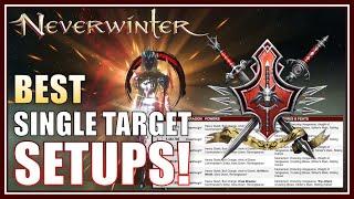 1,462,277 DPS FIGHTER: The Best of 6 Single Target Setups! - Animation Cancelling? - Neverwinter M28