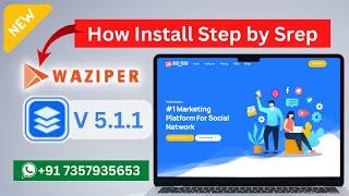 Waziper 5.1 Installation -  How to Install WAZIPER Latest Version | Waziper New V 5.1 #waziper