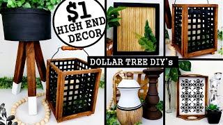 $1 DIY HOME DECOR IDEAS | DOLLAR TREE DIY's  | Anthropologie Inspired