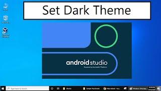 How to Set Dark Theme on Android Studio 4 (2021 Update)