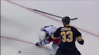 Brian Boyle vs Zdeno Chara Nov 29, 2013