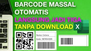 Cara Membuat Barcode di Excel Tanpa Download