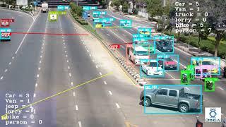 Classified Directional Traffic Count [Vehicle Detection and Tracking]