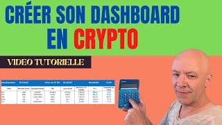 TUTORIEL POUR CRÉER TON TABLEAU DE BORD CRYPTO. #TUTO #CRYPTO # DASHBOARD