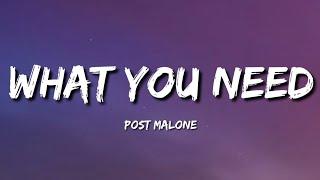 Post Malone - What You Need (Lyrics)