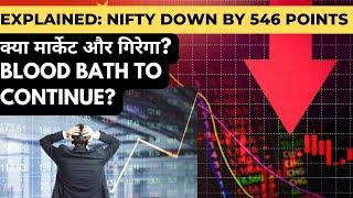 Lawizard EXPLAINED: Nifty 546 Points Down! क्या Market और गिरेगा?