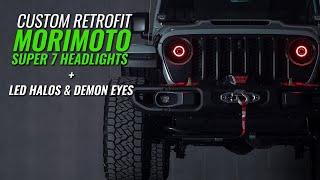 Morimoto Super7 Headlight Retrofit Guide: Add RGB Halos & Demon Eyes to Your Jeep