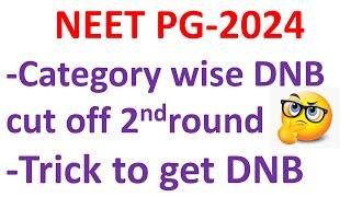 NEET PG 2024 DNB cut off, NEET PG 2024 3rd round choice filling start date, NEET PG 2024 counselling