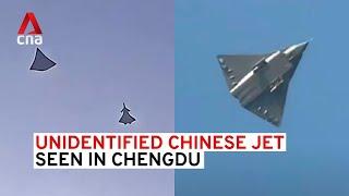 New Chinese fighter jet seen over Chengdu