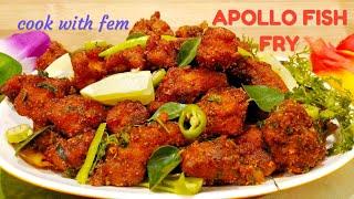 Hyderabadi Apollo Fish Fry |  Restaurant Style Fish Fry Recipe | With English Subtitles