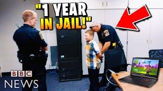 Kid gets arrested for playing Fortnite.. (BIG MISTAKE!)