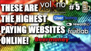 These Are The HIGHEST PAYING Websites YOU Need to KNOW ABOUT! #5 | The Beermoney Podcast