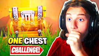 Fortnite But I Can ONLY Open 1 CHEST! (ONE CHEST CHALLENGE!)