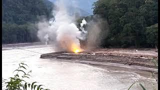 Blast took off on Teesta River Bank at Andheri Jhora Near Bagpul , as Per Source