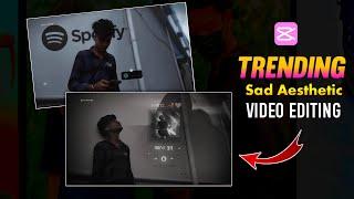 New Instagram Trending Aesthetic Sad Video Editing In Capcut | Trending Aesthetic Sad Video Editing