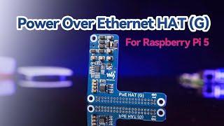 Pi 5 PoE hat, power over ethernet, for raspberry pi 5, supports 802.3af/at network standard
