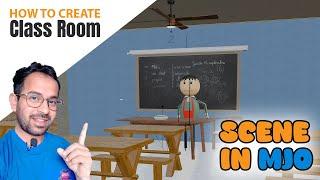 How to create a classroom MJO scene in | اردو / हिंदी tutorials