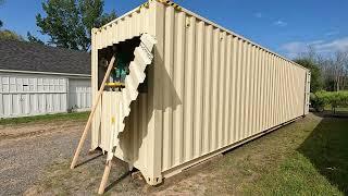 Shipping Container Home Build In 10 Minutes (V6)