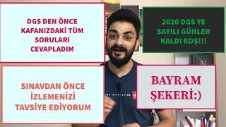 2020 DGS DEN ÖNCE KAFANIZDAKİ TÜM SORULARI CEVAPLADIM KOŞUN #2020DGS #DGS #DGS2020