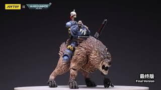 JOYTOY JT3105 Warhammer 40k Space Wolves Thunderwolf Cavalry Bjane