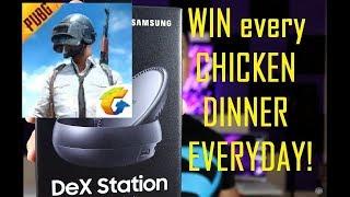 PLAY PUBG MOBILE ON A BIG SCREEN TV + MOUSE & KEYBOARD (SAMSUNG DEX STATION)