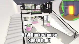 Modern Aesthetic BUNKER SPEED BUILD in Adopt me! Roblox (Part 1)