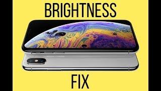 iphone xs max auto brightness fix