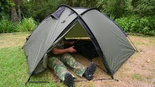 Noob tries wild camping: Snugpak Bunker tent setup and features