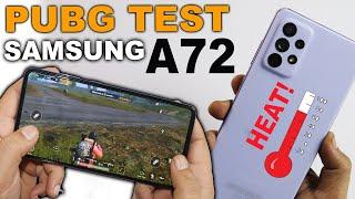 Samsung A72 PUBG Test | Samsung A72 Gaming Test | Heat Test | Battery draining