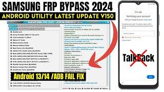 SAMSUNG FRP BYPASS ADB FAIL FIX 2024 | ALL SAMSUNG FRP BYPASS ANDROID 13 WITHOUT TALKBACK