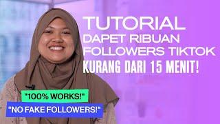 Cara Dapetin Followers TikTok Organik! | Tutorial Singkat TikTok Ads