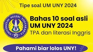 10 SOAL ASLI UM UNY 2024 || PART 1