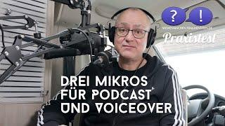 Drei Mikrofone für Podcast und Voiceover: PodMic, SM7B, Procaster | Praxistest (w/English subtitles)