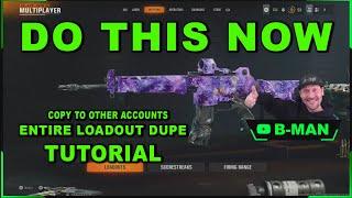 BO6 Glitch: THE TUTORIAL : ENTIRE LOADOUT DUPLICATION GLITCH !! CAMO DUPE .. PERK DUPE .. AND MORE