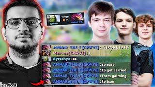 "AMMAR THE TILTED?" - Malr1ne, DyarachYO & Mira TILTING AMMAR in pubs..