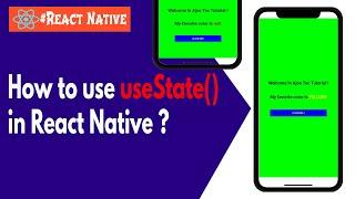 How to use useSate() in React Native ? || in Hindi