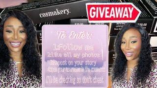 BRAZILIAN WATER WAVE LACE FRONT  CLOSURE REVIEW  || ALIPOP HAIR ||Garbie'Signature 1k sub GIVEAWAY