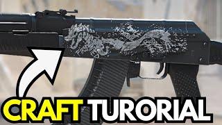 White Dragon AK-47 Slate Sticker Craft Tutorial (How to do White Dragon Combo CS2)