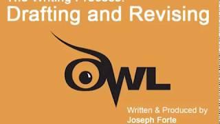 Purdue OWL Vidcast: Drafting and Revising