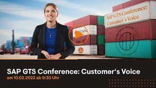 SAP GTS Conference: Customer's Voice